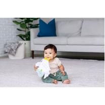 Бебешка мека сензорна играчка, Infantino, Светещ в тъмното бухал