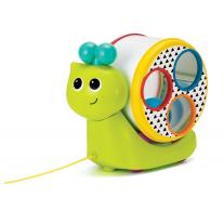 Играчка за дърпане 3 в 1, Infantino, Охлюв