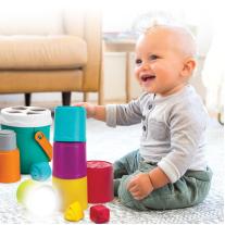 Комплект кофички за подреждане и сортиране, Infantino, 14 части