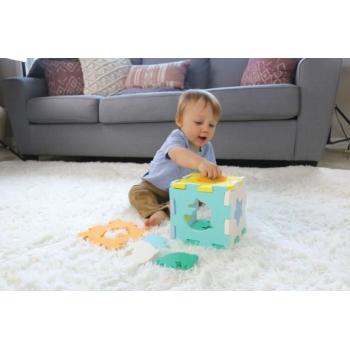 Мини мека постелка от пяна, Infantino, Пъзел, Морски животни