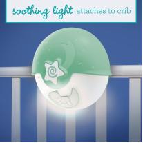 Прожектор с успокояваща светлина 3 в 1, Infantino, Светло зелен