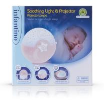 Прожектор с успокояваща светлина 3 в 1, Infantino, Розов