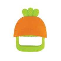 Силиконова бебешка ръкавичка с гризалка, Infantino, Морков