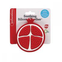 Успокояваща силиконова бебешка гризалка, Infantino, Нар