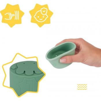 Подреждащи се силиконови чаши за баня 7 броя Badabulle 