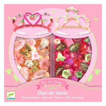 Създай великолепни тиари с мъниста Djeco розово