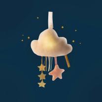 Светеща играчка за закачане облак Moulin Roty