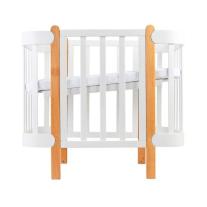 Трансформиращо Легло 5в1 Nika 60x95/60x120см Ingvart Бяло+Натурално