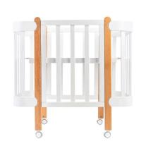 Трансформиращо Легло 5в1 Nika 60x95/60x120см Ingvart Бяло+Натурално