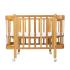 Трансформиращо Легло 5в1 Nika 60x95/60x120см Ingvart Натурално