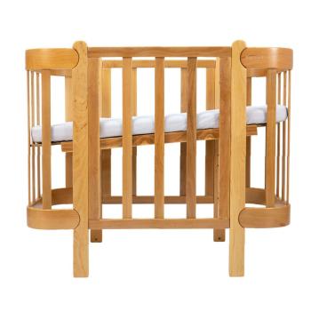 Трансформиращо Легло 5в1 Nika 60x95/60x120см Ingvart Натурално + сиво