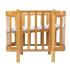 Трансформиращо Легло 5в1 Nika 60x95/60x120см Ingvart Натурално
