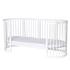 Трансформиращо Легло 9в1 Smart 60x72/60x120/60x168см Ingvart White