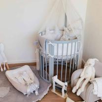 Трансформиращо Легло 9в1 Smart 60x72/60x120/60x168см Ingvart Grey