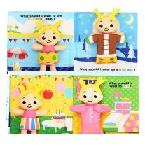 Jollybaby Образователна мека книжка Какво да облека? - J8149-1