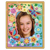 KSG Crafts Изкуство с пайети - рамка за снимка "Цветя"