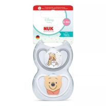 Биберон залъгалка NUK Perfect Match силикон 6-18 мес., 2 бр., AIR, Мечо Пух
