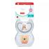 Биберон залъгалка NUK Perfect Match силикон 6-18 мес., 2 бр., AIR, Мечо Пух
