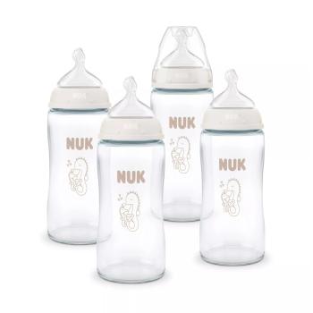 Комплект за хранене NUK First Choice +Perfect Start, Сет стъклени шишета 4, части