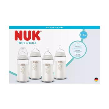 Комплект за хранене NUK First Choice +Perfect Start, Сет стъклени шишета 4, части