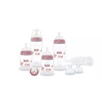 Комплект за хранене NUK First Choice +Perfect Start Temperature Control - 8 части розово