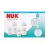 Сет 5 стъклени шишета NUK Perfect Match - 2х120мл. + 2х230мл.+ допълнителен биберон 