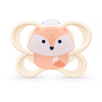 Биберон залъгалка NUK Perfect Match биберон залъгалка, силикон 0-6мес. 1бр., AIR, Лисица