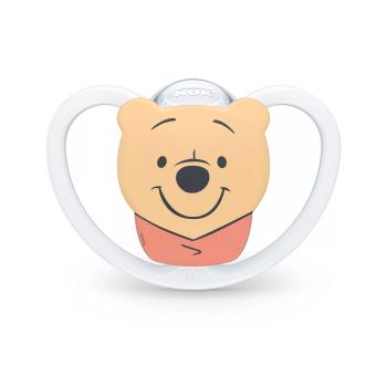 Биберон залъгалка NUK Perfect Match биберон залъгалка, силикон 6-18 мес. 1бр., AIR, Мечо Пух, бяла