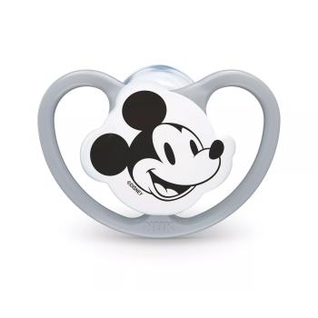 Биберон залъгалка NUK Perfect Match биберон залъгалка, силикон 0-6мес. 1бр., AIR, Мики, сива