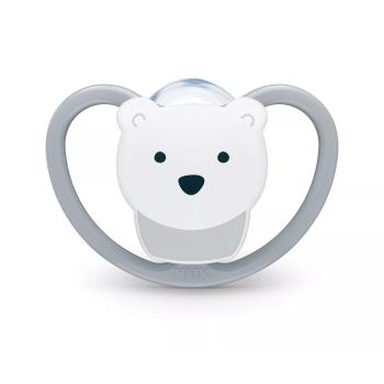 Биберон залъгалка NUK Perfect Match биберон залъгалка, силикон 6-18 мес. 1бр., AIR, Полярна мечка