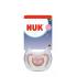 Биберон залъгалка NUK First Choice силикон, 6-18 мес., 1 бр., Night, Заек