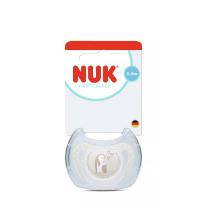Биберон залъгалка NUK First Choice силикон, 0-6 мес., 1 бр., Пингвин