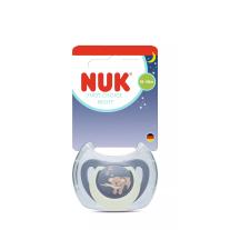 Биберон залъгалка NUK First Choice силикон, 0-6 мес., 1 бр., Night, Коала