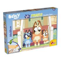 Пъзел, Lisciani, Bluey, Двулицев пъзел 24 части