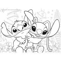 Пъзел, Lisciani, Лило и Стич, Двулицев пъзел 24 части