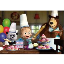 Пъзел Lisciani, Maша и Мечока, Заедно ще учим, Пъзел 24 части