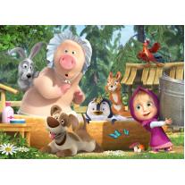 Пъзел, Lisciani, Maша и Мечока, Хубав ден, Пъзел 24 части