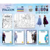 Творчески комплект, Lisciani, Frozen, 2 в 1 раница с комплект за рисуване