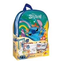 Творчески комплект, Lisciani, Stitch, 2 в 1 раница с комплект за рисуване
