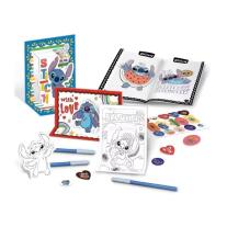 Творчески комплект, Lisciani, Stitch, 2 в 1 раница с комплект за рисуване