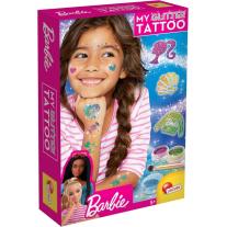 Творчески комплект, Lisciani, Barbie, Направи си сам блестящи татуировки