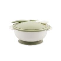 Комплект купа с вакуумно дъно и лъжичка Lorelli MINT GREEN