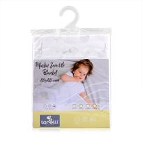 Lorelli Памучна пелена 80х80 см / GREY FLORAL