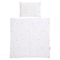 Спален комплект за кошари Lorelli - Eva, 5 части, Happy Friends, минт