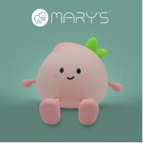 Детска нощна лампа LED MARY’S Праскова 