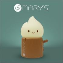 Детска нощна лампа LED MARY’S пламъче – кафява 