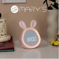 Детска лампа будилник MARY’S Зайче