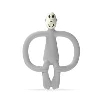 Чесалка с апликатор Matchstick Monkey Teether Grey