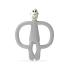 Чесалка с апликатор Matchstick Monkey Teether Grey