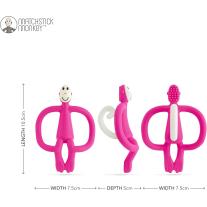 Чесалка с апликатор Matchstick Monkey Original Monkey Teething Toy Pink